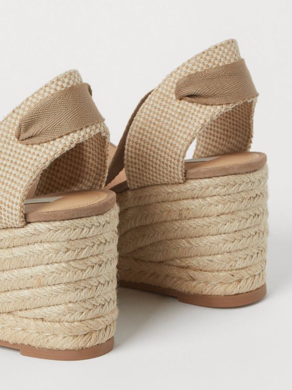 Wedge-heeled Espadrilles